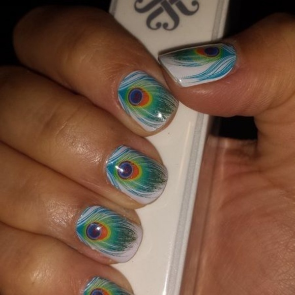 Jamberry Full Sheet Wraps - Shake Your Feather - Picture 2 of 5